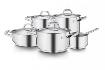 Batteria 9 Pezzi Inox Chef Line