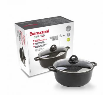 Casseruola con coperchio Cm.28  Granitica Speciali