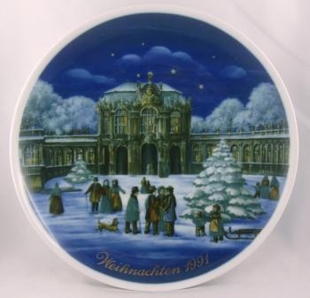 Piatto  Natale 1991  Tettau