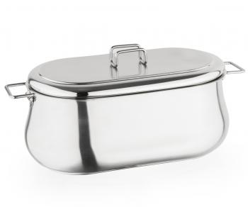 Selvaggia Casseruola Ovale e coperchio Cm. 32  Tummy